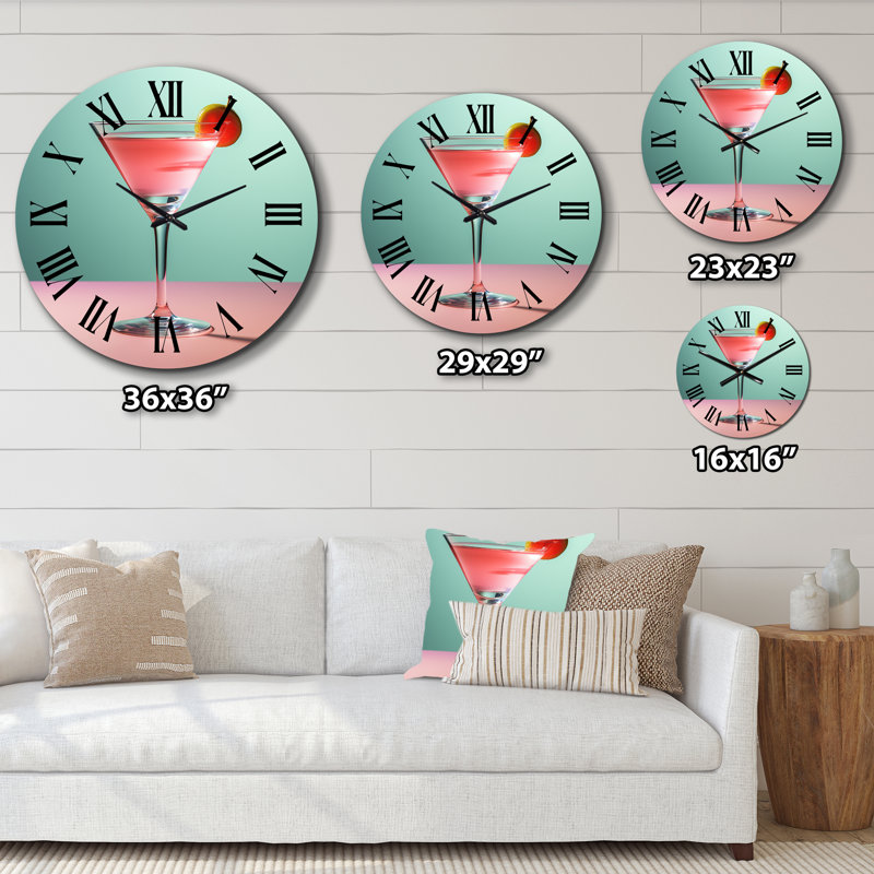 Horloge murale Charanda - Paysages, Petit