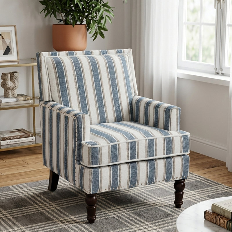 Chaise d'appoint Coastal, Bleu