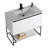 Carliana 36 " W Freestanding Standard Free Standing Single Double Single Vanity Bathroom Vanity With Ceramic Top-381433996