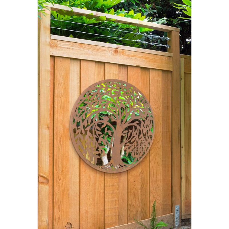 Egil Wood Flat Wall Mirror
