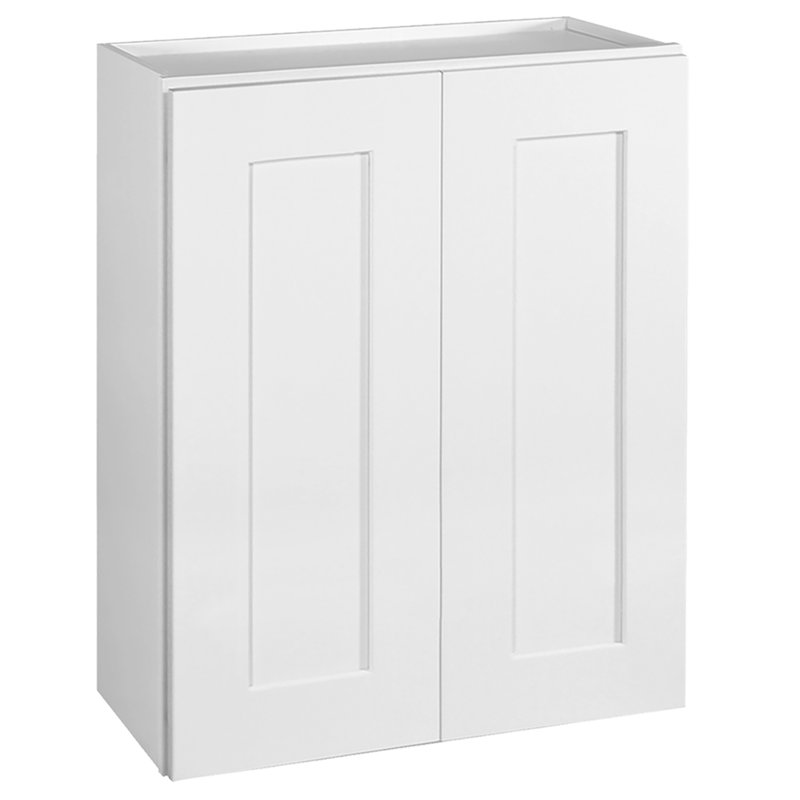 Armoire de cuisine style Shaker de Design House Brookings (prête à assembler), H 30 po x l 24 po, Blanc