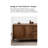 Weathered Solid Wood Accent Cabinet