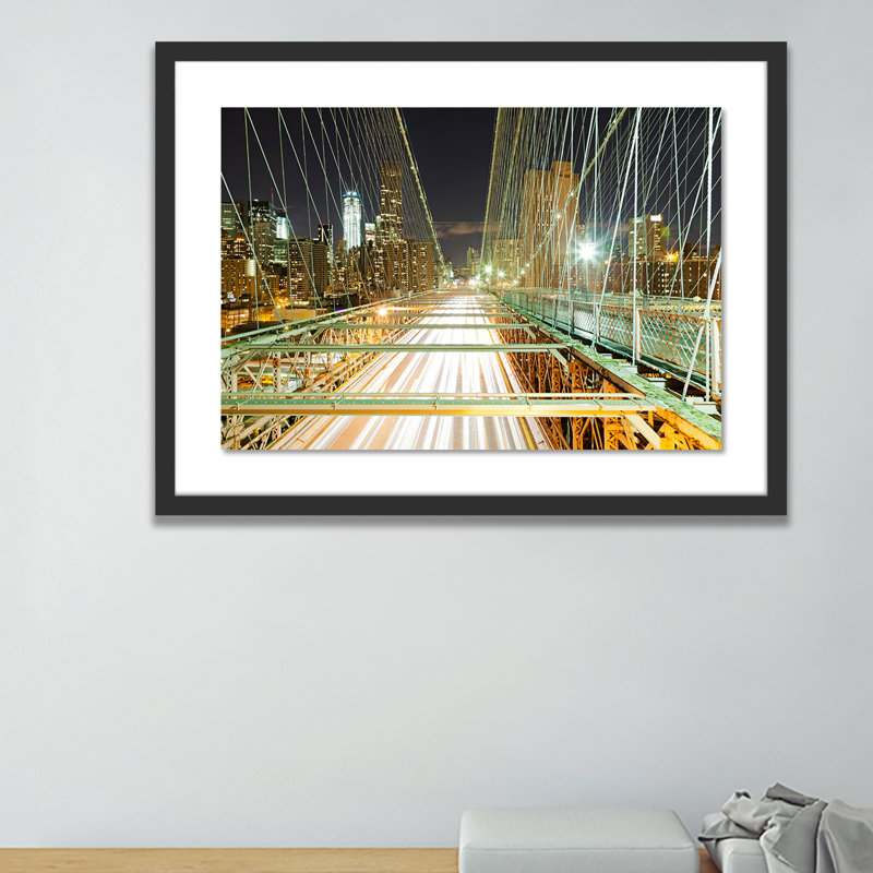 Zoom I Print by Jakob Wagner, Black, 34" H x 48" W x 2.5" D
