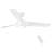 56 In.Intergrated LED Ceiling Fan With White ABS Blade