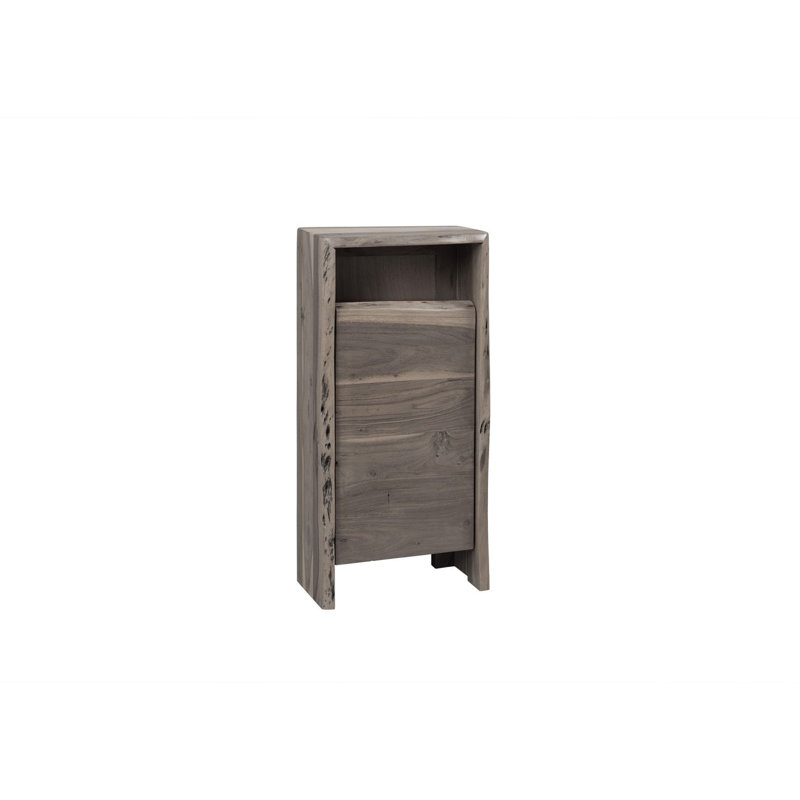 Pure Acacia Solid Wood Bathroom Cabinet, Grey