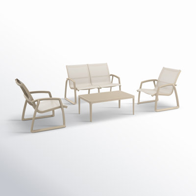 Farrah 4 - Person Patio Conversation Set