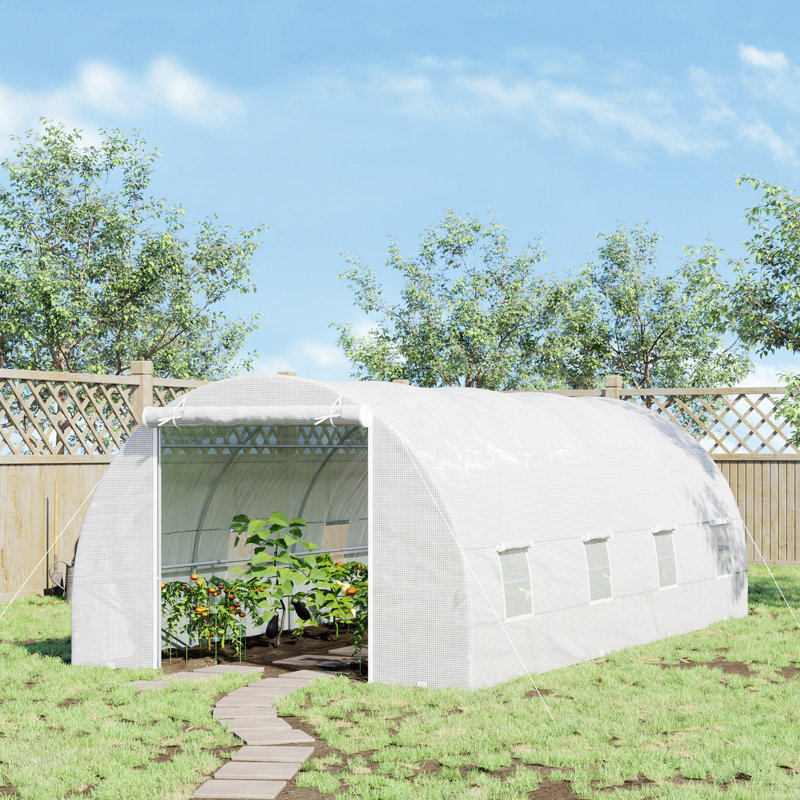 Greenhouse, 6.9" H x 19.5" W x 9.8" D