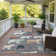 Machine Washable Indoor/Outdoor Adalaide ACN2338 Lodge Rug