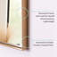 Mood Premium Arch Bathroom Mirror Framed Wall Mounted, Recessed Arched Frame Modern & Stylish-60280014-60280015