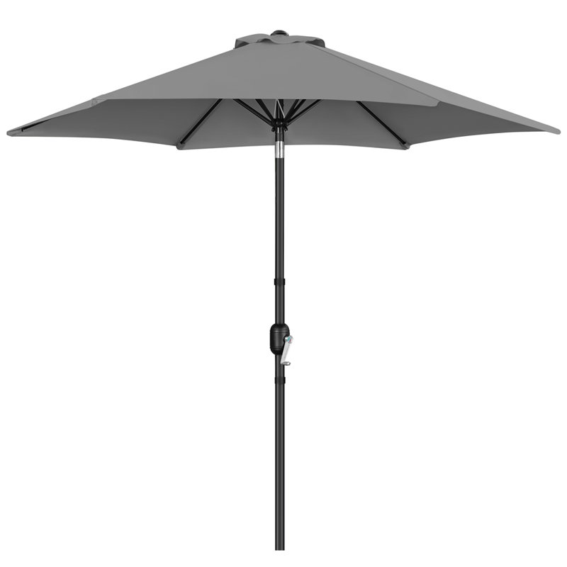 Charlean 269cm Tilt Parasol, Grey