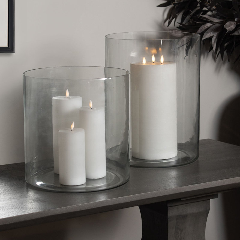 Catheline Handmade Glass Table Vase, 40cm H x 30cm W x 30cm D
