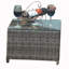 Ensemble de chaises longues inclinables d'extérieur de 29,53 po de longueur avec coussins et table-24811073
