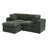 Andrielle Corduroy L-Shaped Sectional Reversible-498050389-529007424