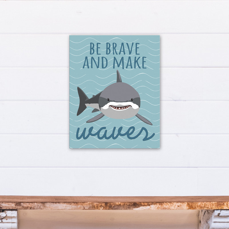 «Lessman Make Waves», art sur toile, H 20 po x l 16 po x P 1,25 po
