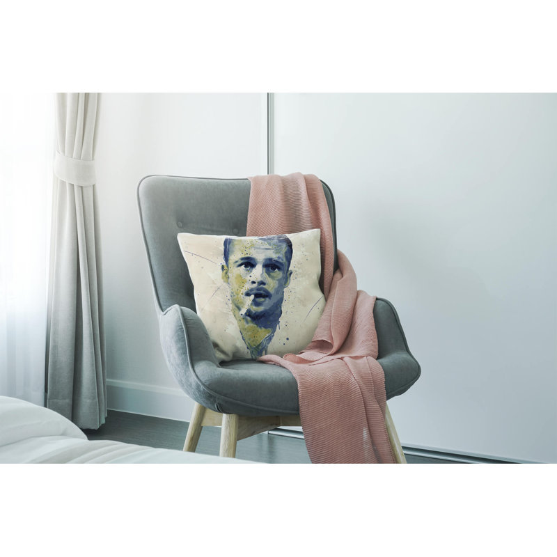 Brad Pitt Square Cushion