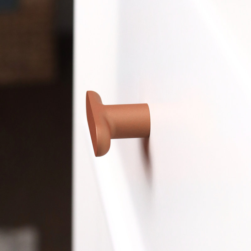 1.75" Oval Knob,  Copper (Brown)