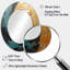 Désert Mirage Swirl Vortex IV - Miroir mural moderne ovale-2121431168
