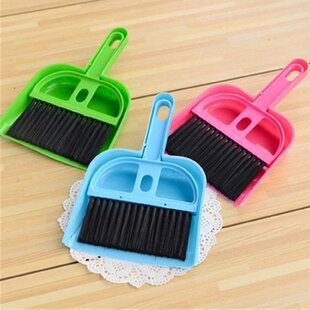 12/8/5/2/1Pcs:2-piece Mini desktop cleaning brush, keyboard brush, dustpan  and small broom combination desktop cleaning tool