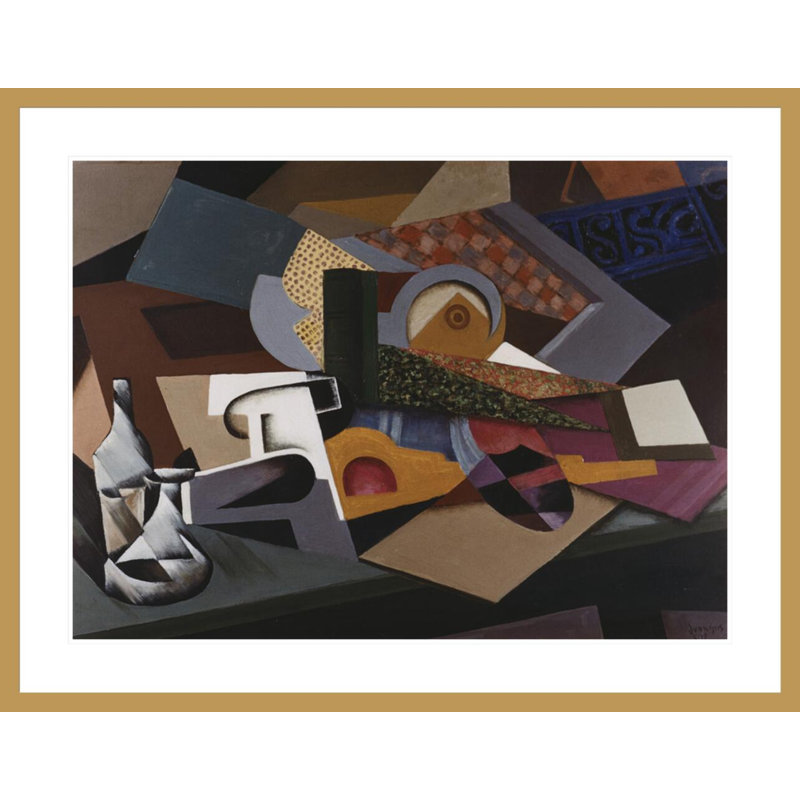 «Still Life» par Juan Gris, impression giclée sur cadre, H 32,34 po x l 41,5 po