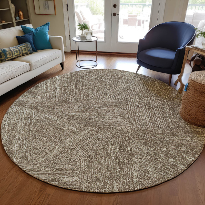 Tapis intérieur / extérieur lavable au chocolat Terra , 3 pi x 5 pi