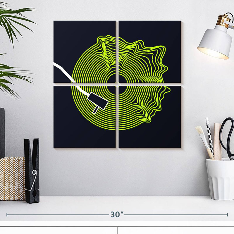 Abarca Neon Vinyl Record