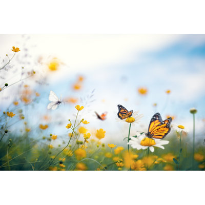 Summer Meadow by Borchee - Wrapped Canvas Print