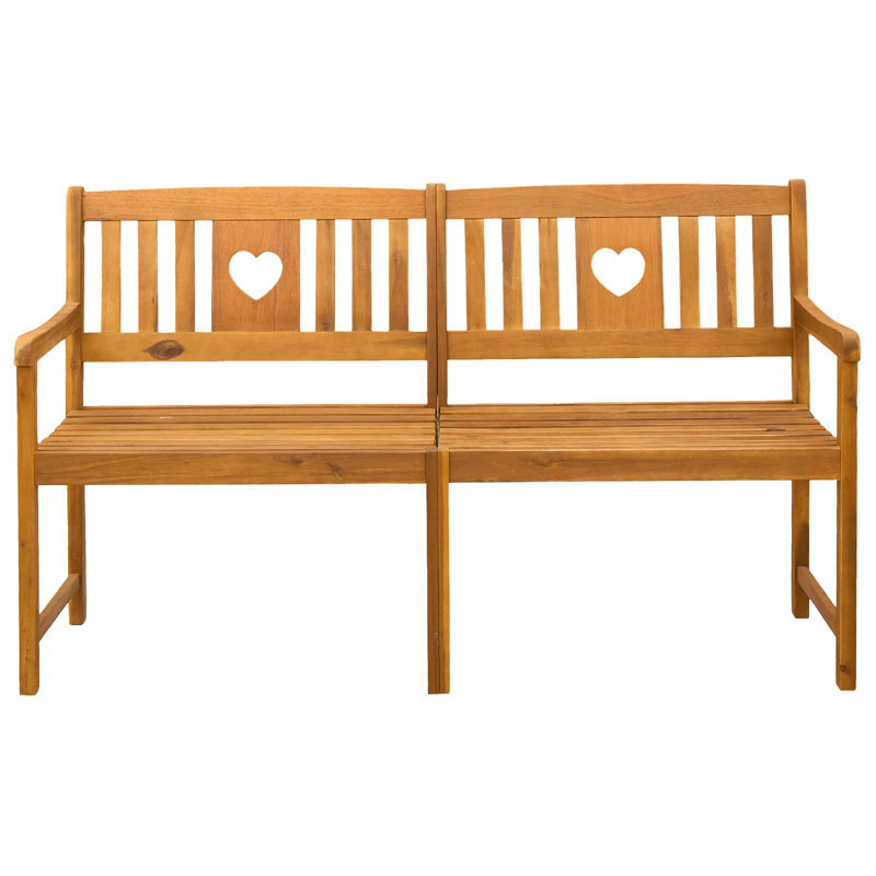 Outdoor Bench, 90cm H x 150cm W x 55.5cm D