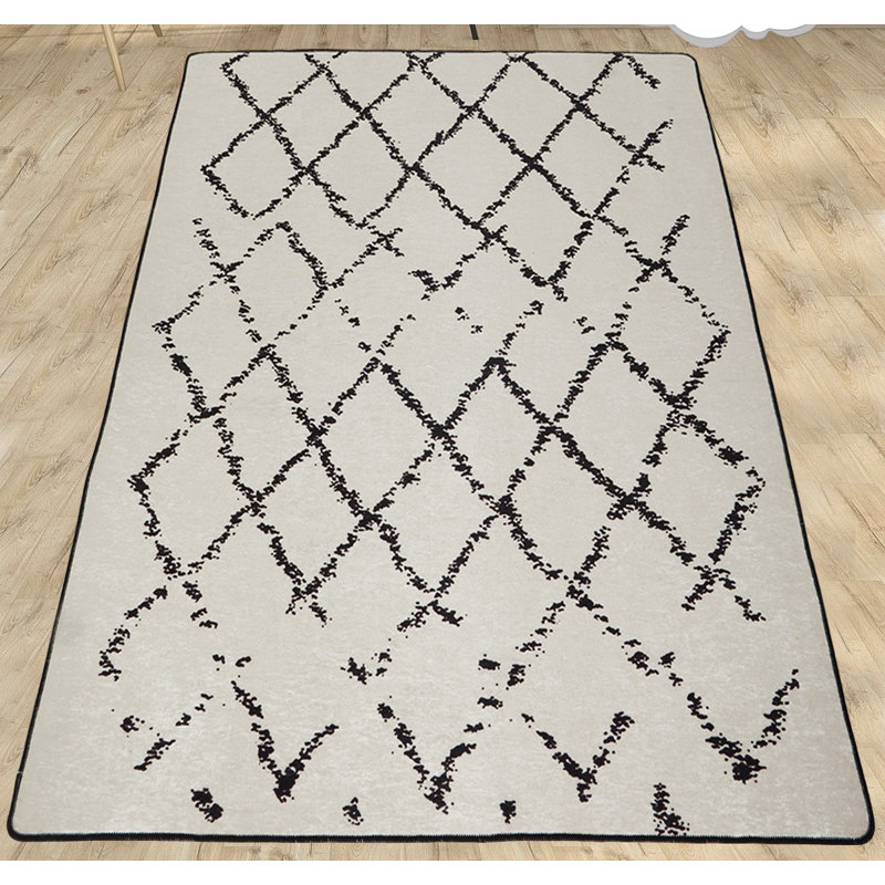 Antibacterial Hall Carpet, 100% Polyester, 31.5 x 59.1 inches | Pile Height: 0.15 inches, Total Thickness: 0.4 inches | Non-Slip Underside, Machine Washable, Ideal for Home Entryways & Living Spaces
