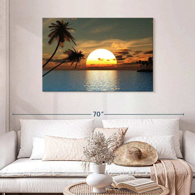 Gillard Ocean Palms Sundown, H 30 po x l 45 po