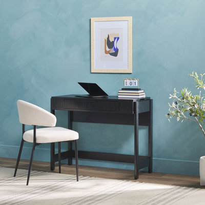 Jorah Reeded Lift-Top Desk with Drawer by Latitude Run
