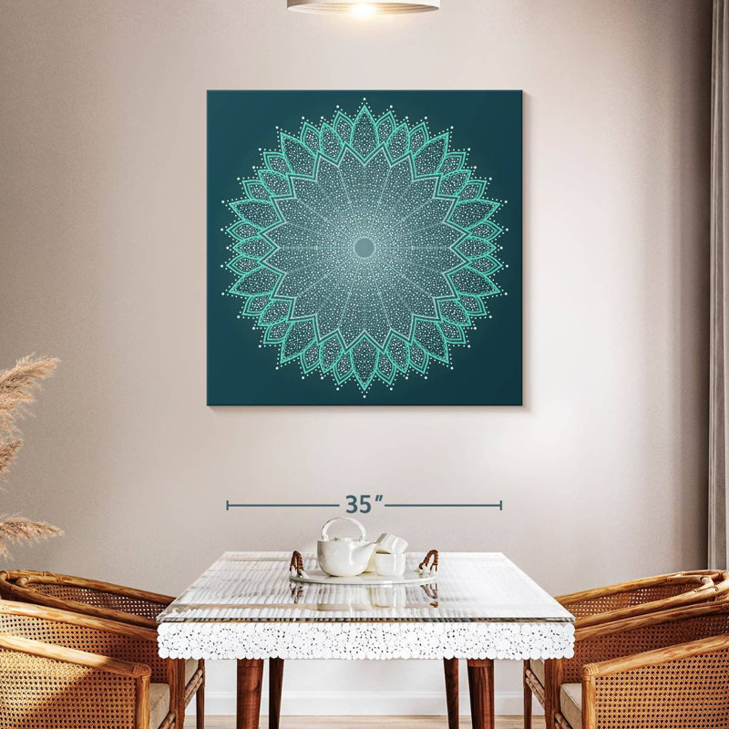 Kerner Turquoise Colored Mandala