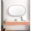 Metal Oval Wall Mirror-88626379