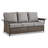 3 Piece Rattan Sofa Seating Group With Cushions-211668993