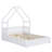House Platform Bed With Guardrail And 2 Drawers-1359772359