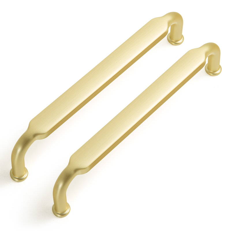 Barre centrale / poignée multi-paquets, Laiton brossé clair, 5