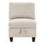 Chaise sans accoudoirs avec rangement modulaire 1pc Modern Living-255126828
