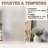 Interior 80/96H'' Primed Slab Door Frosted Door 3-Lite Solid Core Pantry  Standard Door French Style Doors-105770912