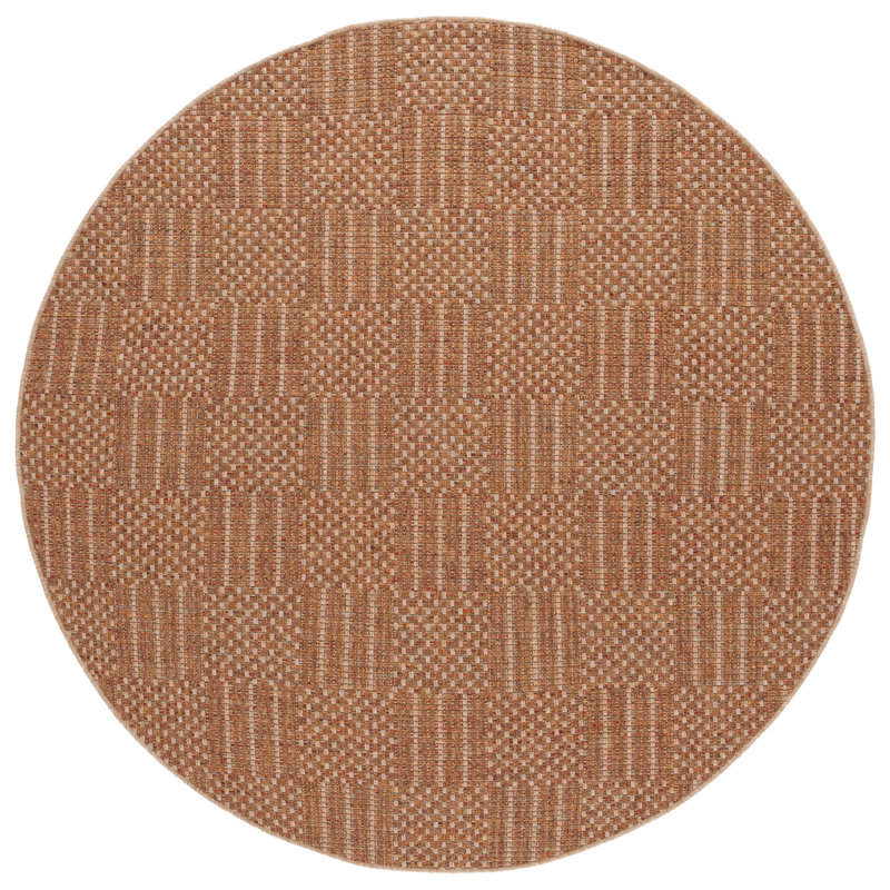 Talaiyah Performance Geometric Rug, Round 6'7"