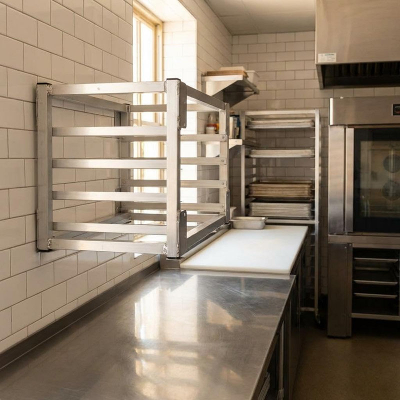 5 Tier Aluminum Bun Pan Rack