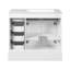 Meuble-lavabo de luxe 36 po avec lavabo en céramique, portes à fermeture douce, 4 tiroirs à fermeture douce et durable, 1 tablette réglable, structure moderne en bois massif