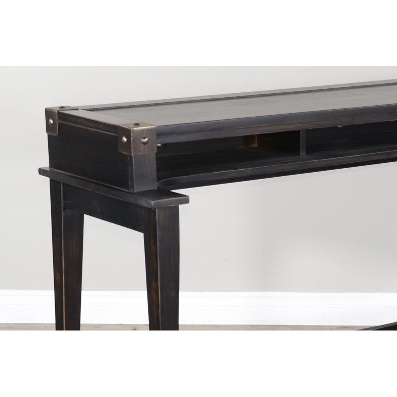 Console en bois massif 76 po