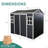 Outdoor Storage Waterproof shed with Floor, Two Windows and Lockable Door-119732990-119732993