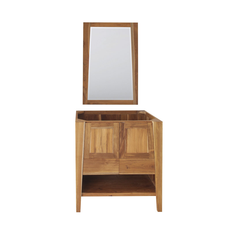 30'' Solid Wood Single Bathroom Vanity Top