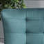 Fauteuil club sarcelle de style Mid-Century moderne, rehaussant le style de votre maison, dossier relaxant, profondeur de 30 pouces