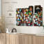 «Hanging Lobster Buoys», 3 pièces sur toile-98562812