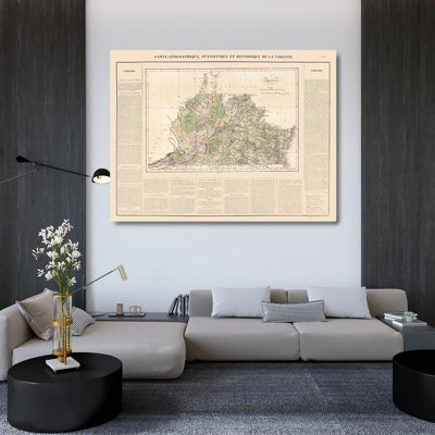 Art sur toile tendue, Trinx Inconnu, Virginie, 1825 VAVI0016