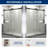 56"-60" W x 76" H Frameless Shower Door Soft-closing Single Sliding Tempered Glass with Explosion-proof Coating, Matte Black-106231696