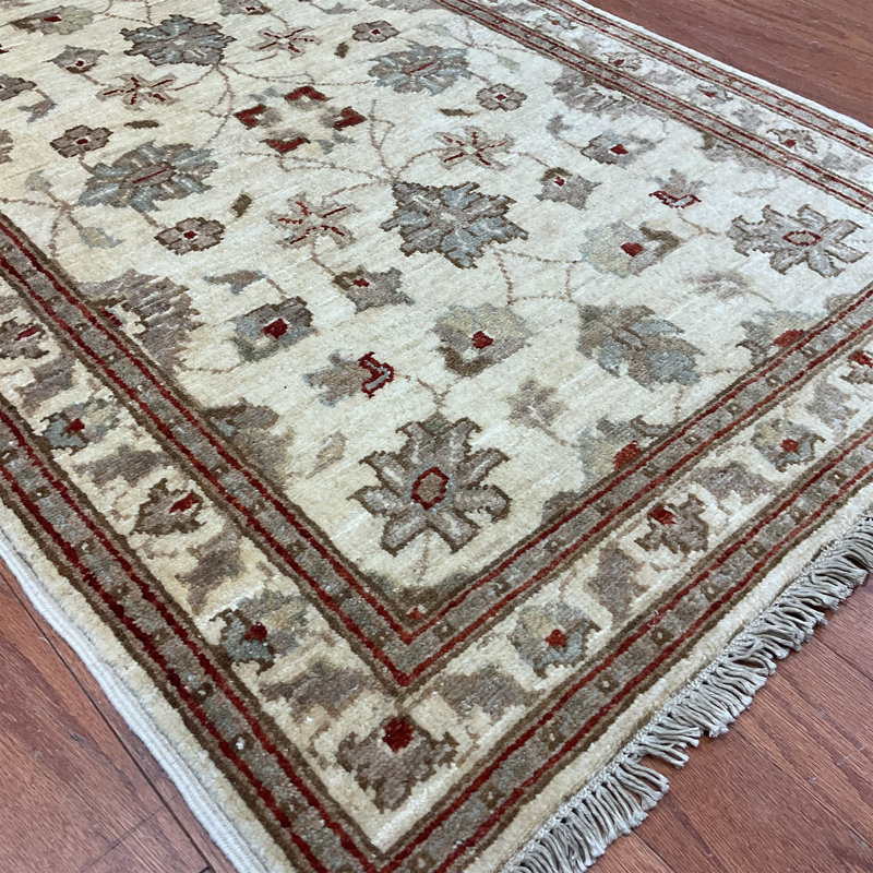  Handmade Oushak Wool Runner