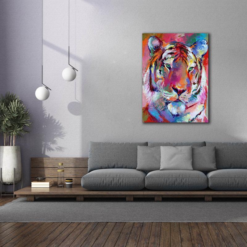 «Tiger 4» par Richard Wallich, H 54 po x l 40 po x P 1,5 po