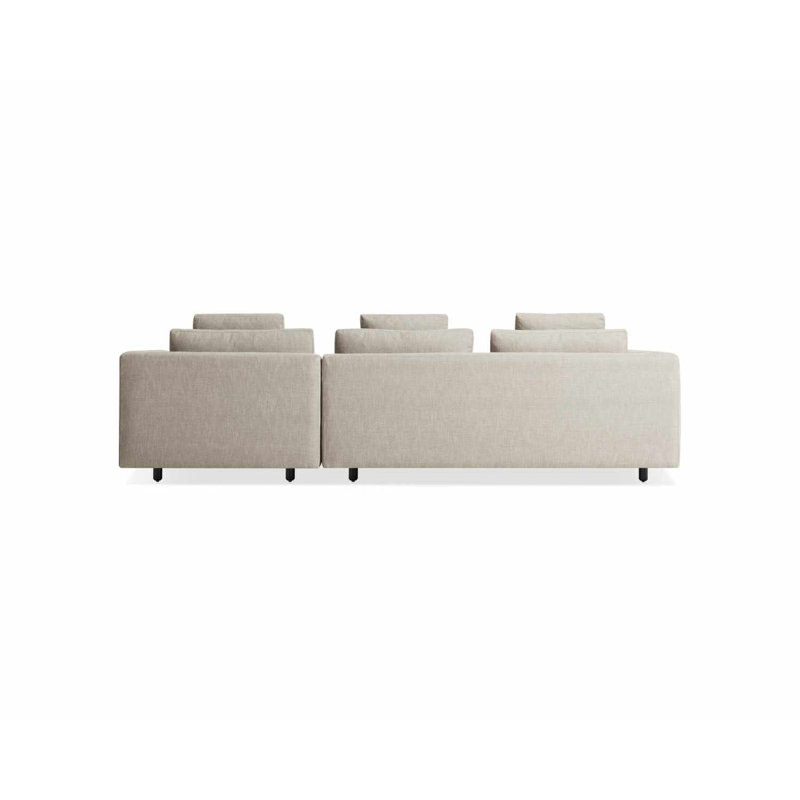 Hands Down Chaise Sectional, Landa Stone, Right Hand Facing